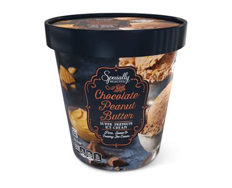 Specially Selected Vanilla Almond Or Chocolate Peanut Butter Premium Ice Cream Aldi Us