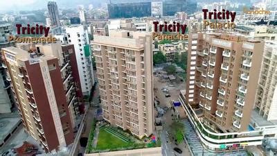 1200 Sqft 2 BHK Flat For Sale In Tricity Panache Seawoods Navi