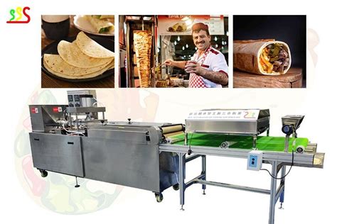 50g Tortilla Manufacturing Machine 2000pcsh Flour Tortilla Maker Machine