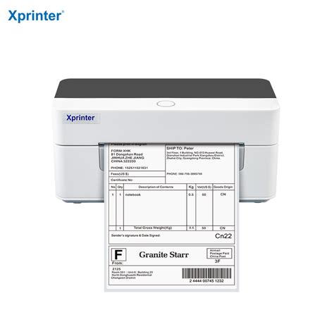 Xprinter Xp D B Custom Inch Shipping Label Printer With Usb China