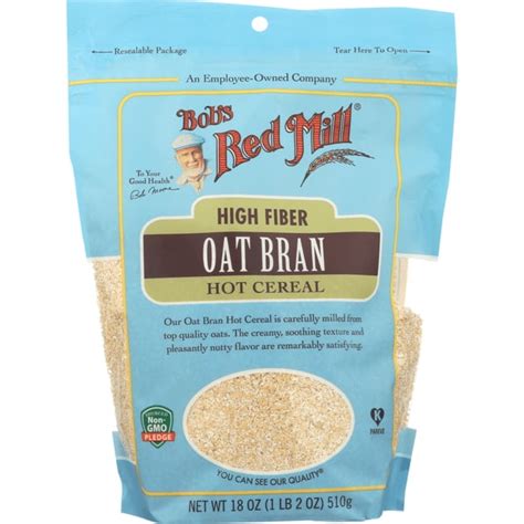 Bob S Red Mill Hot Cereal High Fiber Oat Bran Oz Walmart