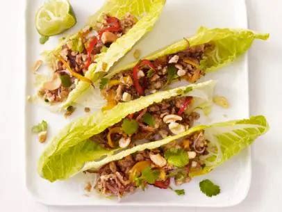 Hoisin Glazed Turkey Slider Lettuce Cups Recipe Food Network Kitchen