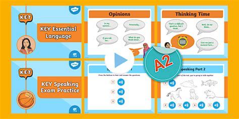 A2 Key Ket Speaking Exam Practice Twinkl