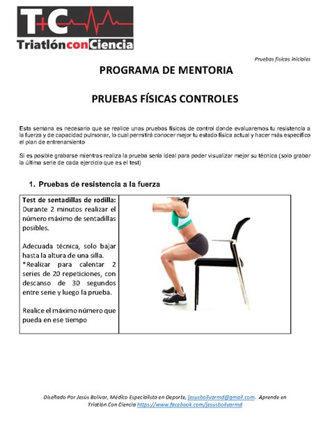 Pruebas Fi Sicas Fortalecimiento Y Flexibilidad Control