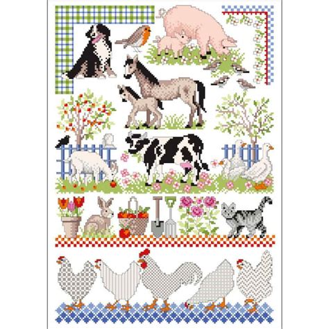 Lindners Kreuzstiche Cross Stitch Counted Chart Country Life