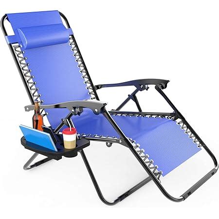 Amazon Flexzion Folding Lounge Chair Reclining Outdoor Lounger