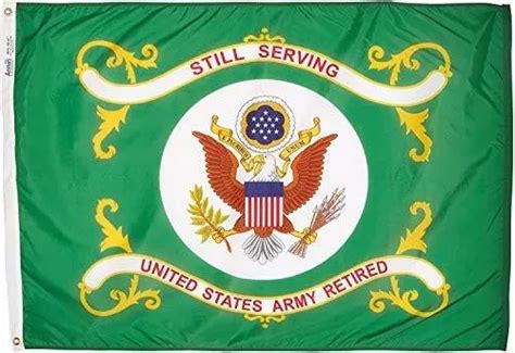 Bandera Militar Annin Flagmakers Us Army Retired Military Cuotas