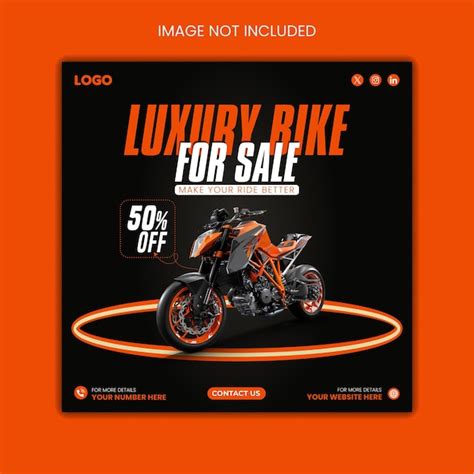 Premium Vector Vector City Bike Rental Promotion Social Media Post