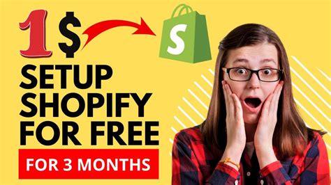 How To Register Shopify Free 2023 With 1 For Your First 3 Months Youtube