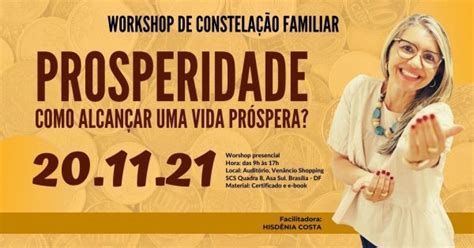 Prosperidade Como Alcan Ar Uma Vida Pr Spera Em Bras Lia Sympla