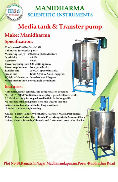 Water Treatment Vertical Cylindrical Type Stirred Tank Bioreactor