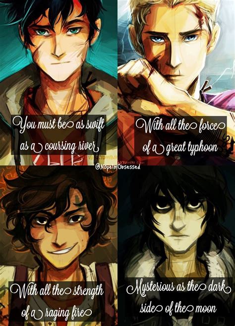 Percy Jackson Jason Grace Leo Valdez And Nico Di Angelo Eroi Dell