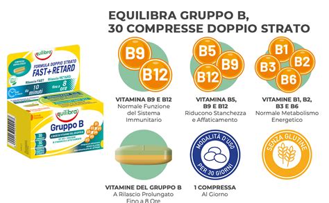 Equilibra Integratori Alimentari Gruppo B Integratore Vitamina B