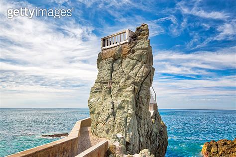 Famous Puerto Vallarta Sea Promenade El Malecon With Ocean Lookouts