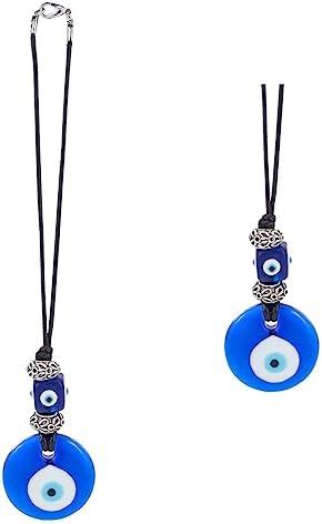 Amazon Erbulus Turkish Blue Evil Eye Car Hanging Gold Ornament Set