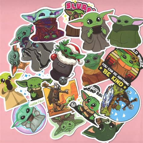 Baby Yoda Laptop Stickers – Amazing Sticker Co