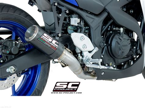 CR T Exhaust Yamaha YZF R3 2019 Y23 C38