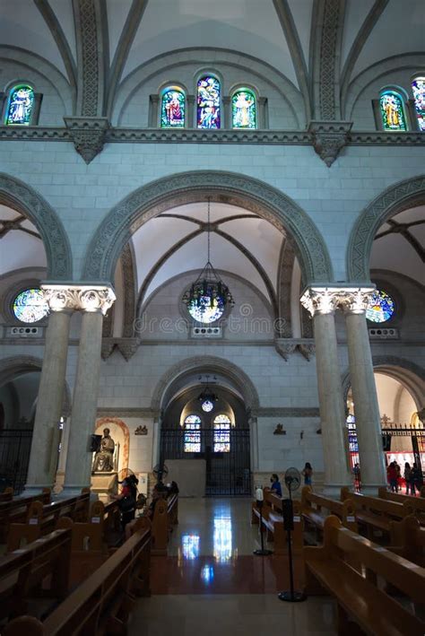 The Manila Cathedral Manila S Walled City Of Intramuros Editorial