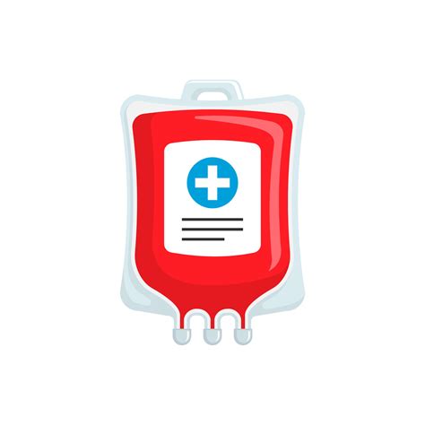 Blood transfusion bag vector illustration. Blood bag vector 25950041 ...