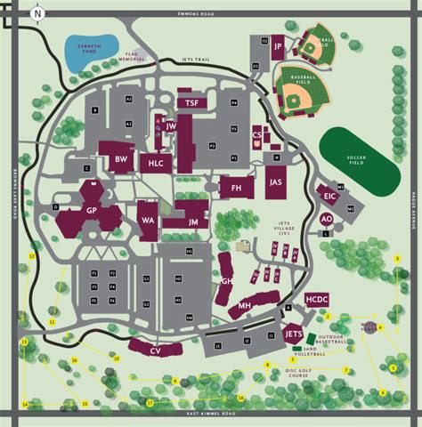 Central Campus | Campus Map - Jackson College