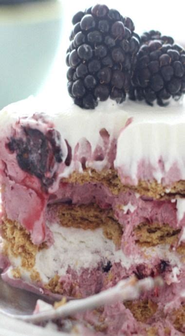 Blackberry Icebox Cake Recipe Icebox Cake Fun Desserts Southern