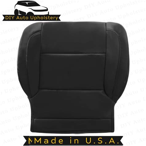 Driver Bottom Leather Seat Cover Black For Gmc Sierra 1500 4wd 2015 16 17 2018 Ebay