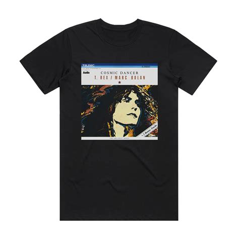 T Rex Cosmic Dancer Album Cover T Shirt Black Album Cover T Shirts