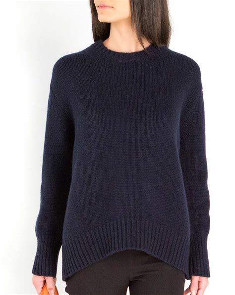 Lambswool And Cashmere Ladies Maxi Crew Neck Maisoncashmere