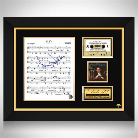 Frank Sinatra My Way Gold Cassette Limited Signature Edition Custom