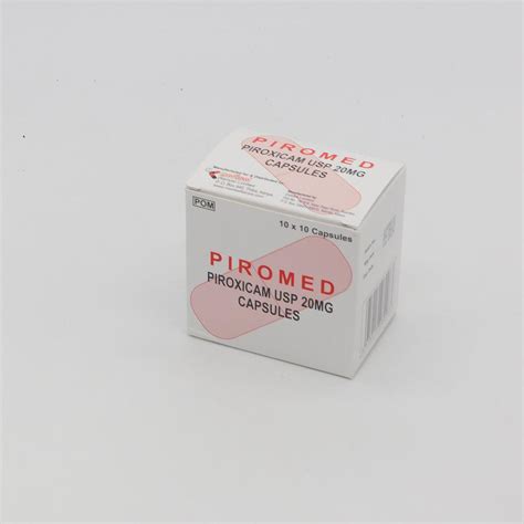 Piroxicam Mg Capsule Piromed Chebu Pharmaceutical Limited