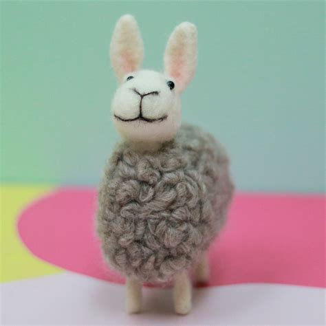 Handmade Needle Felted Sheep George Lincolnshire Fenn Crafts