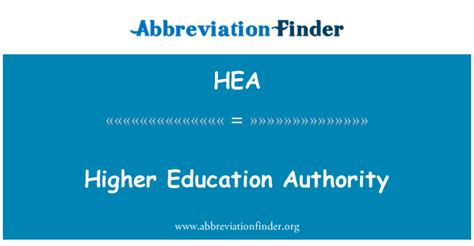 Definition Hea Higher Education Authority Higher Education Authority