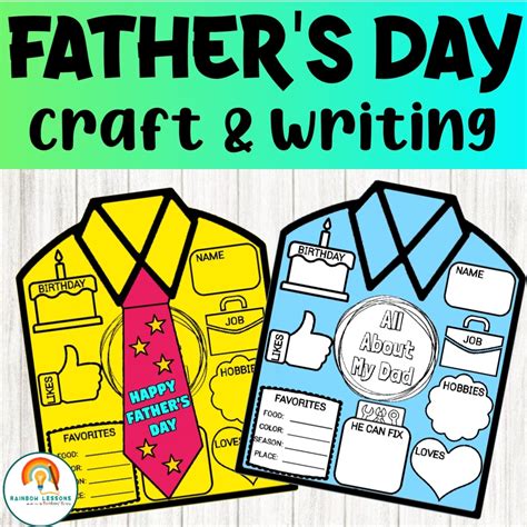 Fathers Day Craft | Fathers Day Writing Activities | Made By Teachers