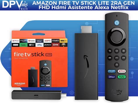 Amazon Fire Tv Stick Lite 2ra Gen Fhd Hdmi Asistente Alexa Netflix