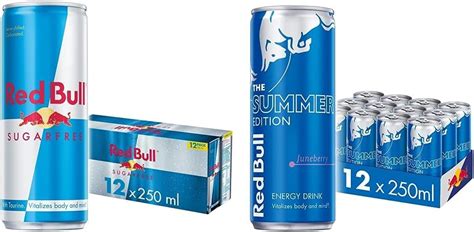 Red Bull Energy Drink Sugar Free 250 Ml X12 Energy Drink Summer