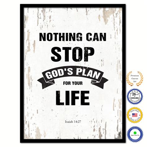 Nothing Can Stop God S Plan For Your Life Isaiah Etsy