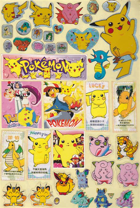 Pokemon Ruby Pokedex Sticker Collection