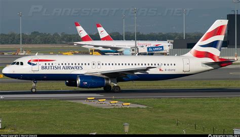 G EUYC British Airways Airbus A320 232 Photo By Martin Oswald ID