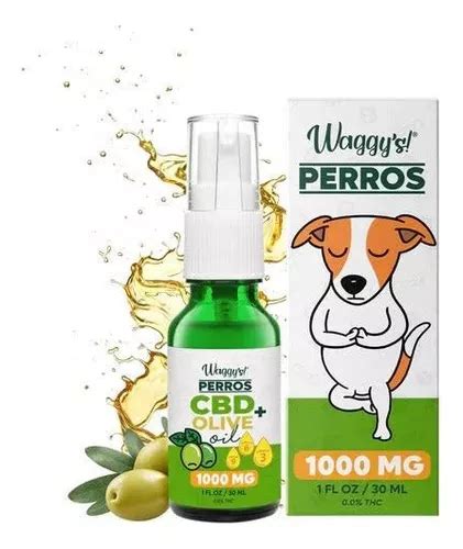 Waggys Aceite Oliva Perro Antiestrés Y Ansiedad 1000mg