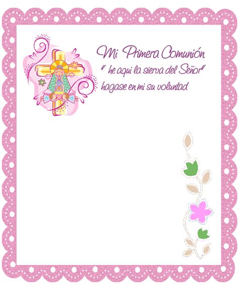 Primera Comunion Invitaciones Templates