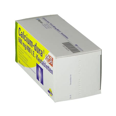 Calcium Dura Vit D Mg I E Kautabletten Shop Apotheke