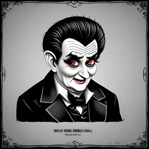 Grandpa Munster Illustration Arthub Ai