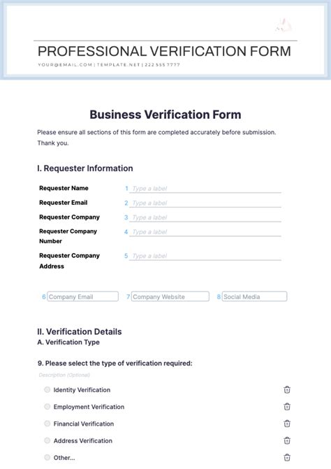 Free Business Form Templates To Edit Online