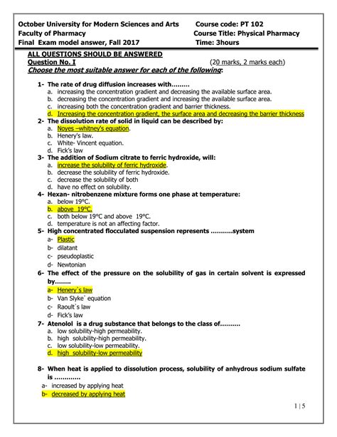 Prometric Pharmacy Exam Paper 7