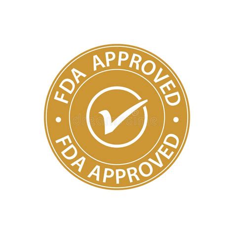 Fda Approved Food And Drug Administration Icon Symbol Label Badge