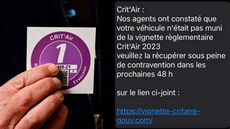 Arnaque Aux Vignettes Crit Air Attention Ce Sms Frauduleux Se R Pand