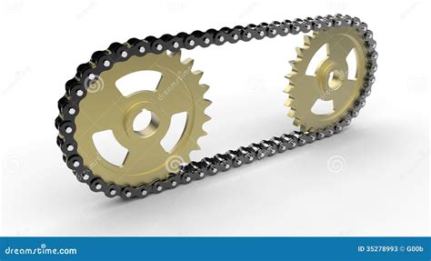 Chain Drive Stock Photos Image 35278993