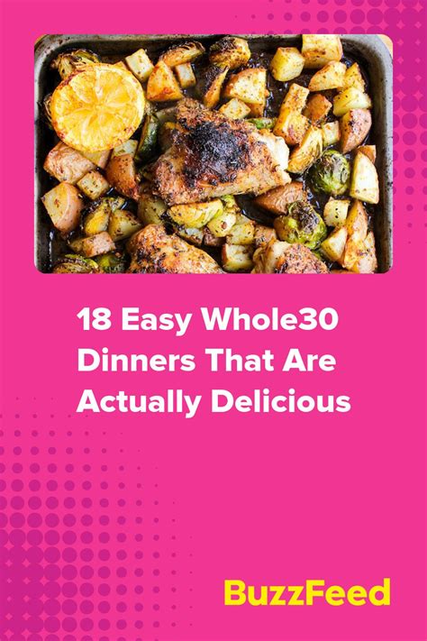 18 Easy Whole30 Dinners That Are Actually Delicious Whole30 Dinners Whole 30 Recipes Delicious