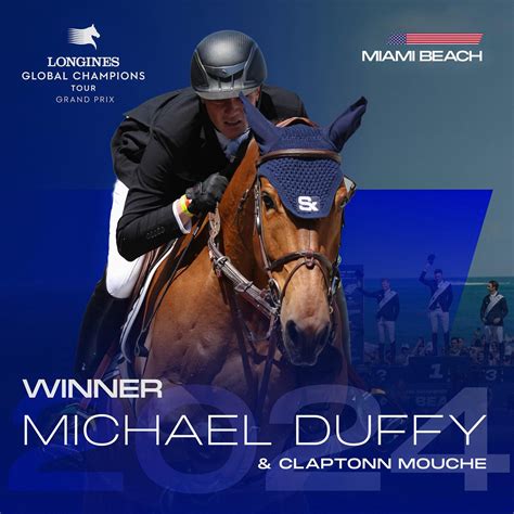 Huge Five Star Win For Galways Michael Duffy In Miami Longines Global