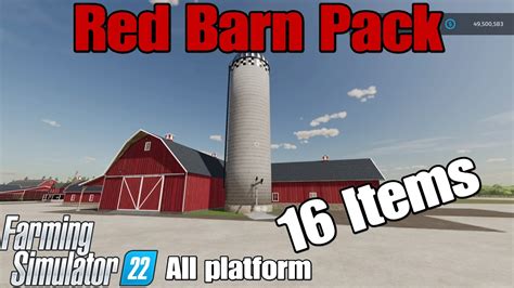 Red Barn Pack Mod For All Platforms On FS22 YouTube